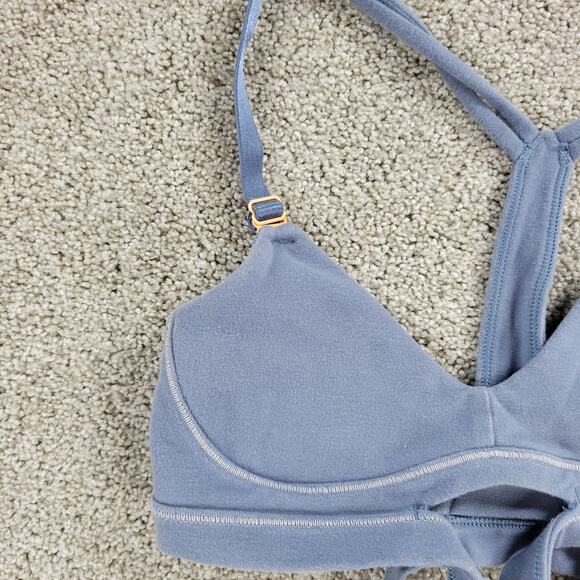 Lululemon‎ Womens Rue Boheme Bra XS Blue Racer Back Wanderlust Limited Edition - Picture 5 of 12